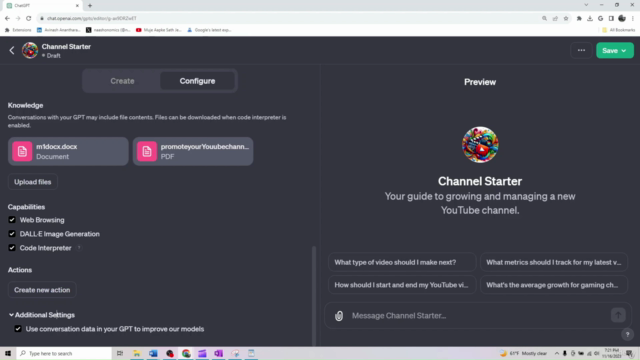 Unleash the Power of Customized AI: Master GPTs & CustomGPT – Screenshot 4