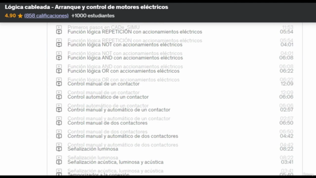Lógica cableada - Arranque y control de motores eléctricos – Screenshot 2