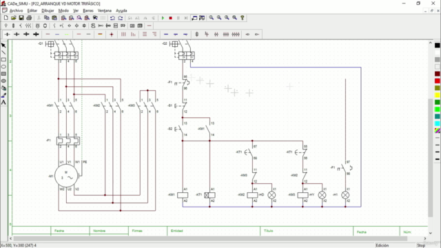 Lógica cableada - Arranque y control de motores eléctricos – Screenshot 3