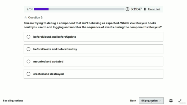Vue JS Developer Interview Questions Practice Test Quiz – Screenshot 2