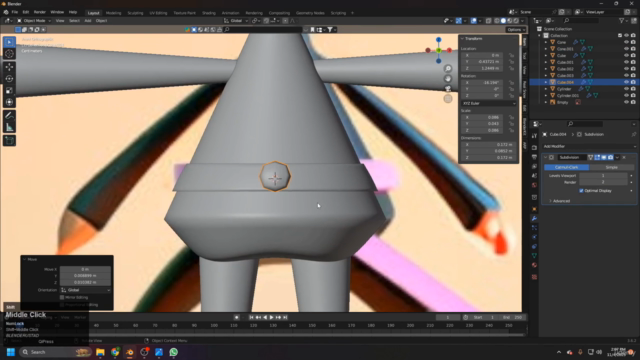 Blender Ninja Character Modeling: From Concept to Render – Screenshot 3