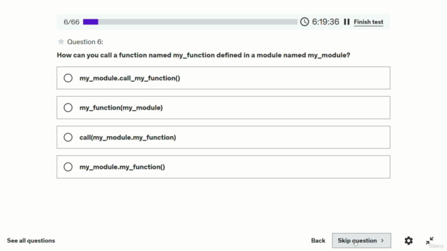 Python Developer Interview Questions Practice Test Quiz – Screenshot 2