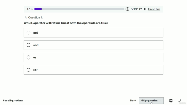 Python Developer Interview Questions Practice Test | Quiz – Screenshot 2