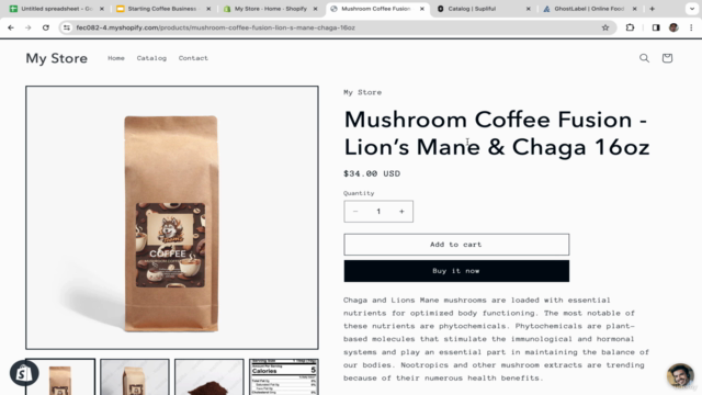 Food E-commerce: Build Your Own Private Label Coffee Brand – Screenshot 1