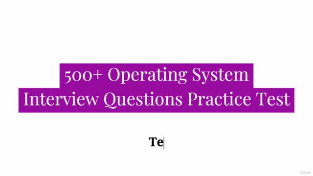 Operating System Interview Questions Practice Test Quiz – Screenshot 4