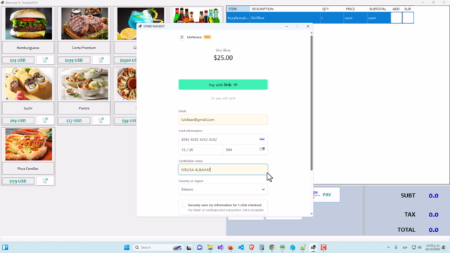 Aplicaciones C# Realtime Database y Pagos Stripe – Screenshot 4