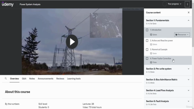 Power System Analysis – Screenshot 1