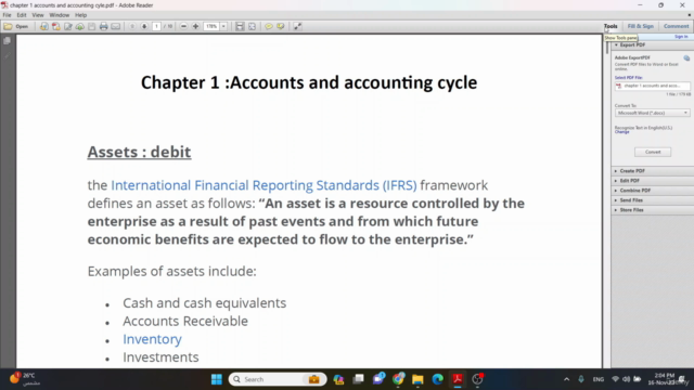 Financial accounting Masterclass in English – Screenshot 1