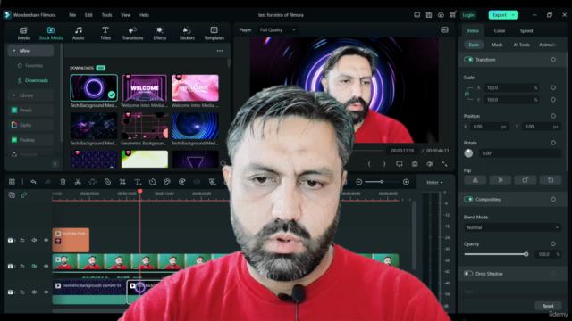 Filmora 12/13 Video Editing Course for Everyone – Screenshot 1