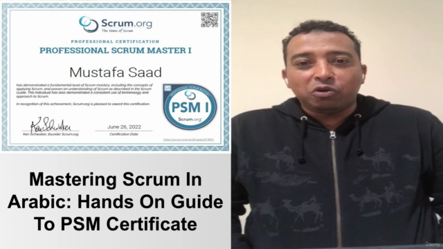 Mastering Scrum In Arabic: Hands On-Guide To PSM Certificate – Screenshot 1