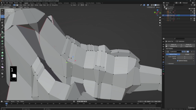 Roar to Life: 3D Model a Spinosaurus Dinosaur in Blender – Screenshot 4