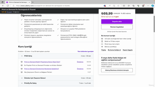 Print on Demand ile Sermayesiz E-Ticaret – Screenshot 2