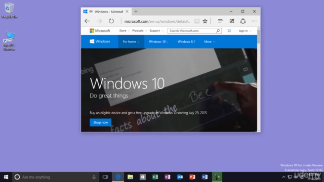 Windows 10 – Screenshot 1