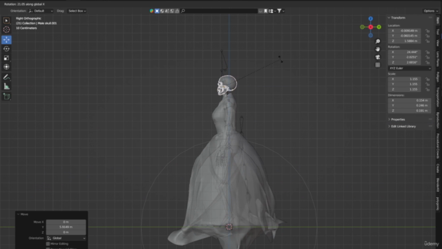 Blender, creating realistic horror scene + 37 stone assets – Screenshot 2