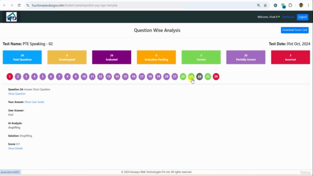 PTE Academic Test | 230 Practice Tests – Screenshot 3