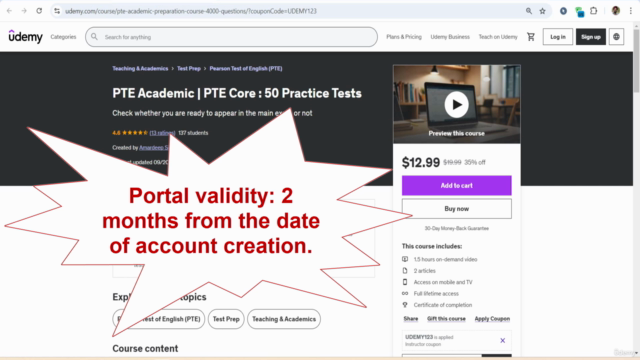 PTE Academic Test | 230 Practice Tests – Screenshot 4