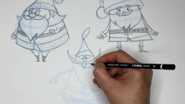 Jolly Strokes: Cartoon Santa Drawing Masterclass - Screenshot_02