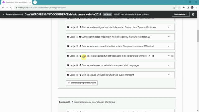Curs WORDPRESS/ WOOCOMMERCE de la 0, creare website – Screenshot 3