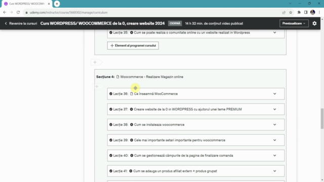 Curs WORDPRESS/ WOOCOMMERCE de la 0, creare website – Screenshot 4