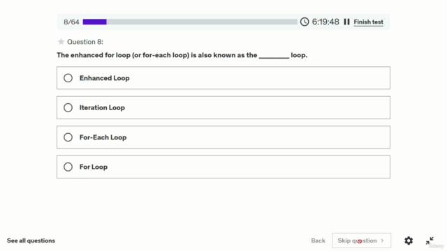 Java MCQ – Screenshot 2