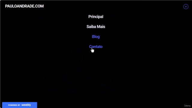 Fundamentos da Criação de Websites com Weebly – Screenshot 3