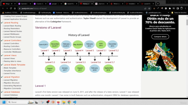 Curso de Laravel 9 desde cero + APIs RESTFULL – Screenshot 1