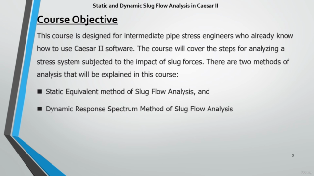 Static and Dynamic Analysis of Slug Flow in Caesar II β Screenshot 2