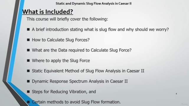 Static and Dynamic Analysis of Slug Flow in Caesar II β Screenshot 4