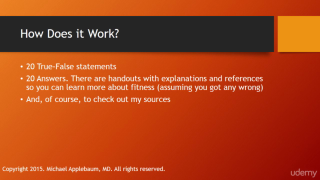 The Fitness Quiz – Screenshot 3