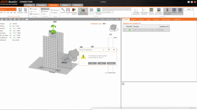 Robot - Idea Statica : Conception charpente métallique CM66 – Screenshot 4