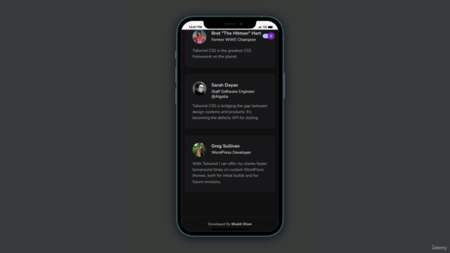 Nextjs 14, Tailwind CSS Create Modern Portfolio Website - Screenshot_04