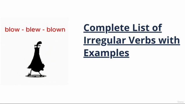 Irregular Verbs Course: Full list PDF + Song + Examples – Screenshot 2