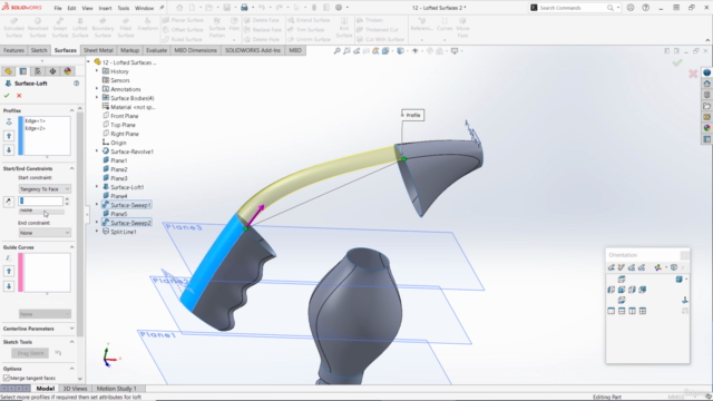 SolidWorks SURFACING Fundamentals – Screenshot 3