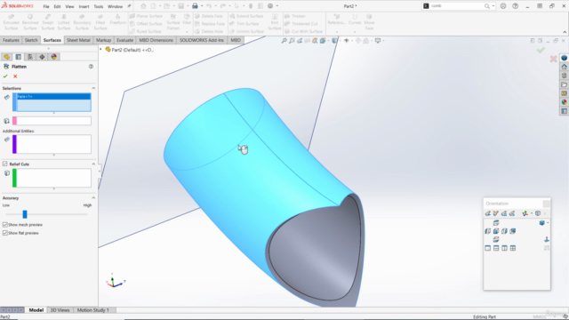 SolidWorks SURFACING Fundamentals – Screenshot 4