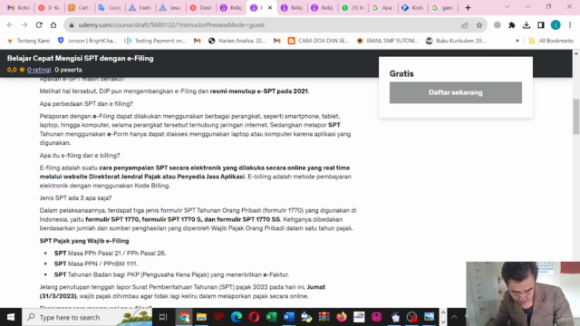 Belajar Cepat Mengisi SPT Kategori NIHIL dengan e-Filing – Screenshot 2