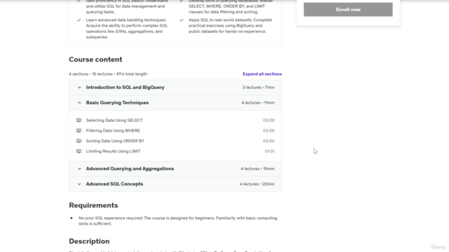 Mastering SQL in Google BigQuery: From Zero to Hero – Screenshot 2