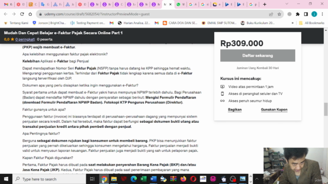 Mudah Dan Cepat Belajar e-Faktur Pajak Secara Online Part 1 – Screenshot 4