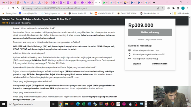Mudah Dan Cepat Belajar e-Faktur Pajak Secara Online Part 2 – Screenshot 3