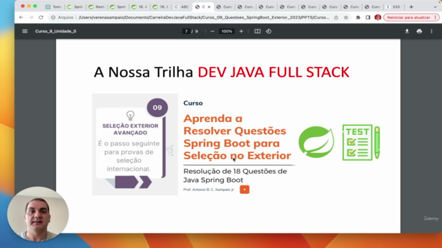 Aprenda a Resolver Questões Spring Boot Seleção no Exterior – Screenshot 4