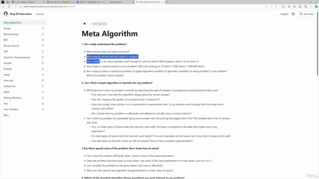 The Only Algorithms Coding Interview Course You'll Ever Need – Screenshot 2