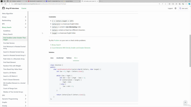 The Only Algorithms Coding Interview Course You'll Ever Need – Screenshot 4