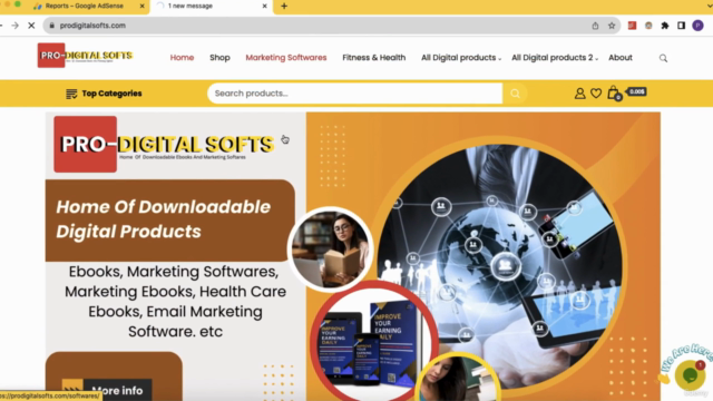 2 in 1 Digital marketing tools with health and fitness ebook – Screenshot 4