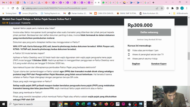 Mudah Dan Cepat Belajar e-Faktur Pajak Secara Online Part 3 – Screenshot 3