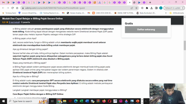 Mudah Dan Cepat Belajar e-Billing Pajak Secara Online – Screenshot 1