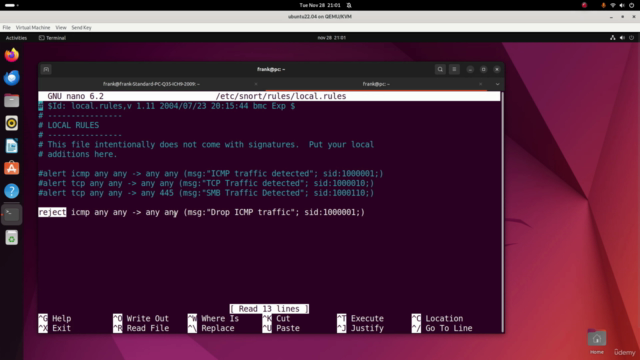 Linux Security: Network Defense with Snort - Screenshot_02