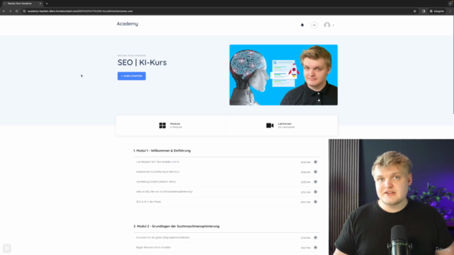 SEO | KI Kurs - Erfolgreiche Suchmaschinenoptimierung mit KI – Screenshot 1