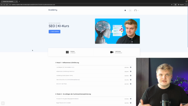SEO | KI Kurs - Erfolgreiche Suchmaschinenoptimierung mit KI – Screenshot 3