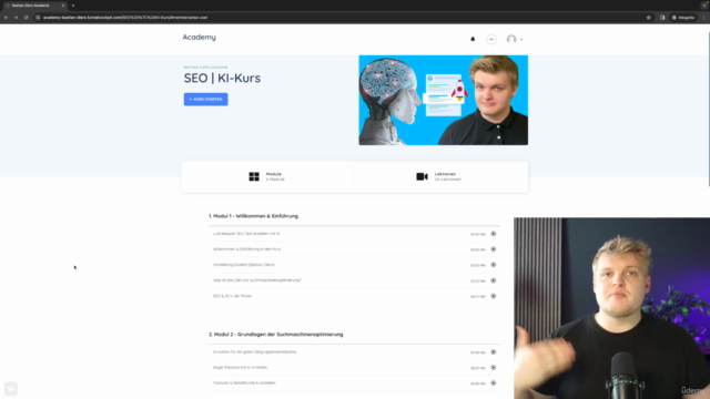 SEO | KI Kurs - Erfolgreiche Suchmaschinenoptimierung mit KI – Screenshot 4