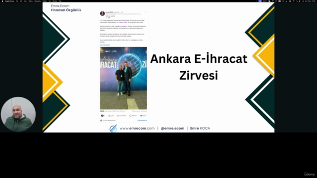 Amazon ve Türkiye Devleti E-ticaret Teşvikleri Eğitimi 2024 – Screenshot 1