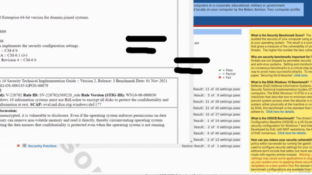 Selection and Implementation of Security Controls – Screenshot 2